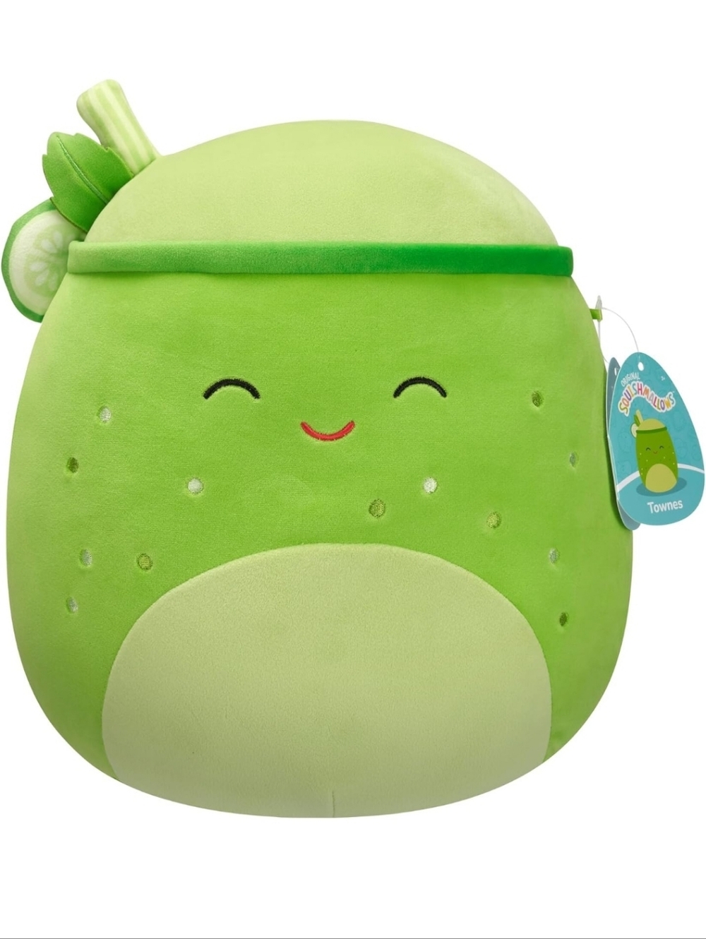 NWT Squishmallows Townes the Green Juice 12” Plush - Authentic Kellytoy